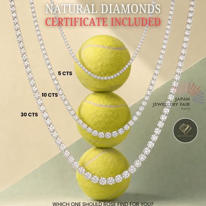 Natural diamond tennis jewelry certificate included static post