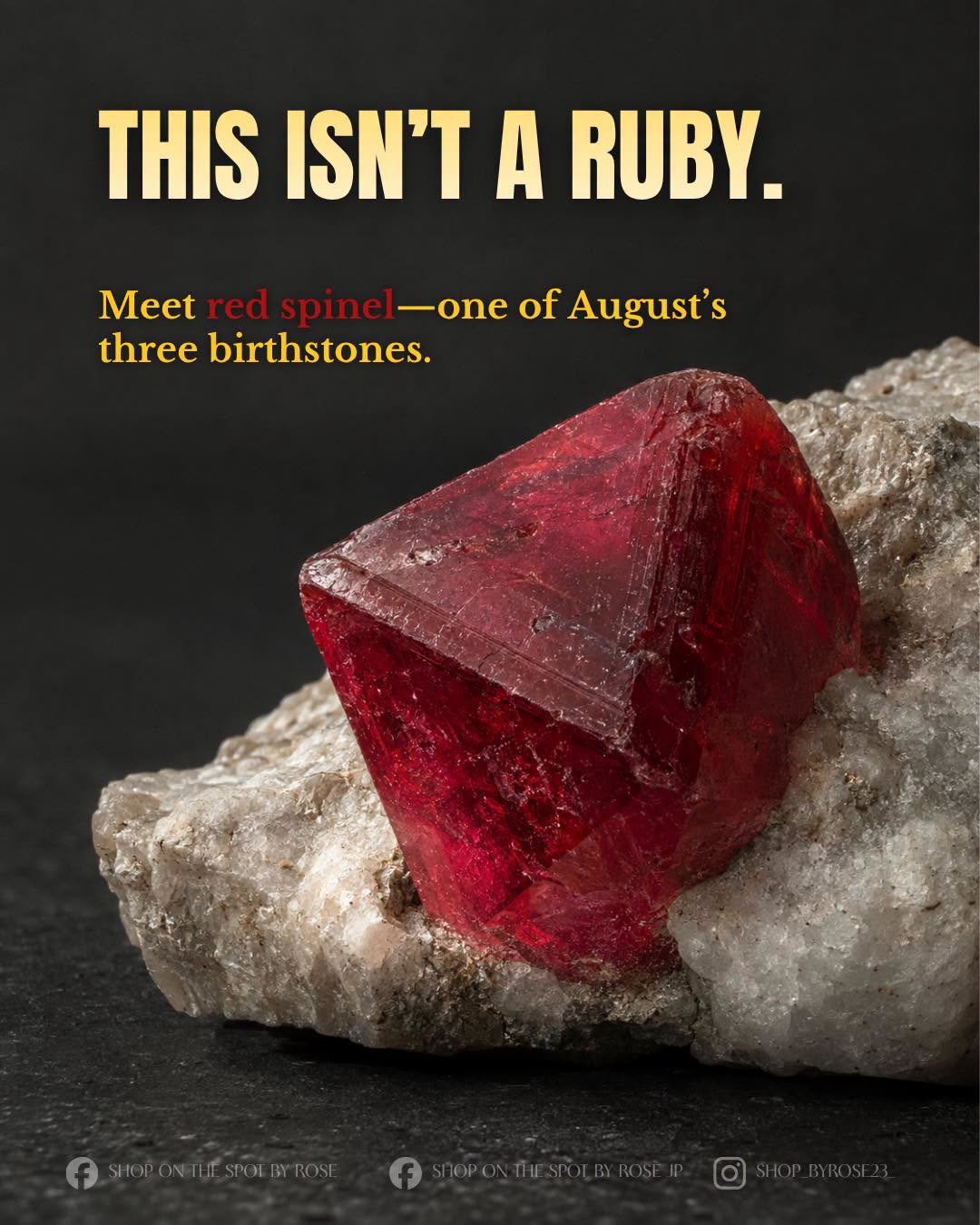 This isn’t a ruby. slide 1
