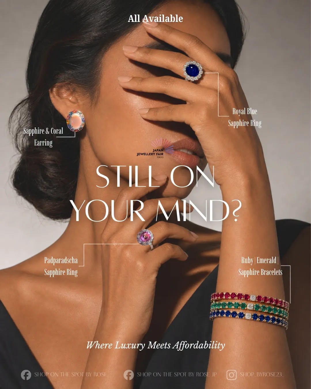 Still on your mind fine jewelry static campaign