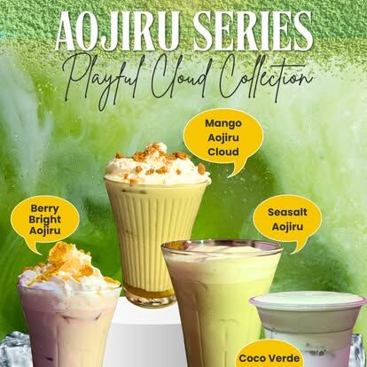 Aojiru playful cloud drink collection